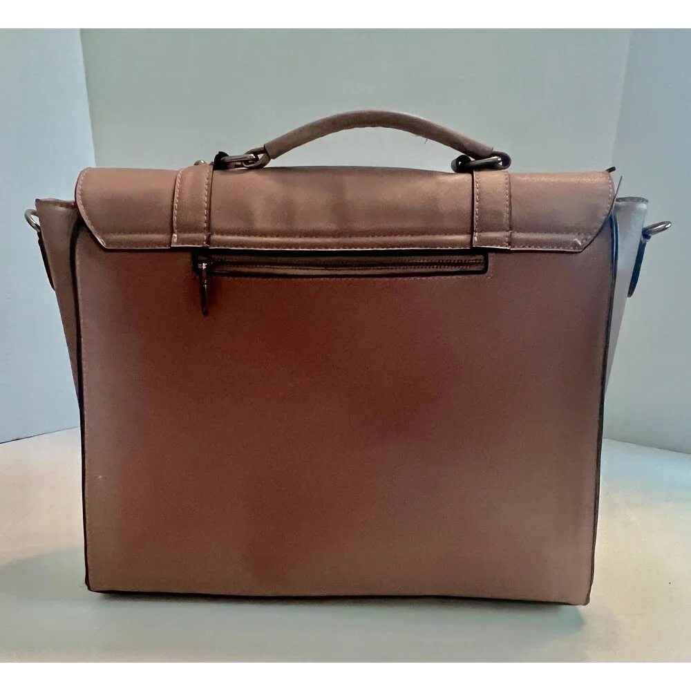EaseGave Women 15.6 Inch Laptop Briefcase Saffiano Grained Eco-Leather